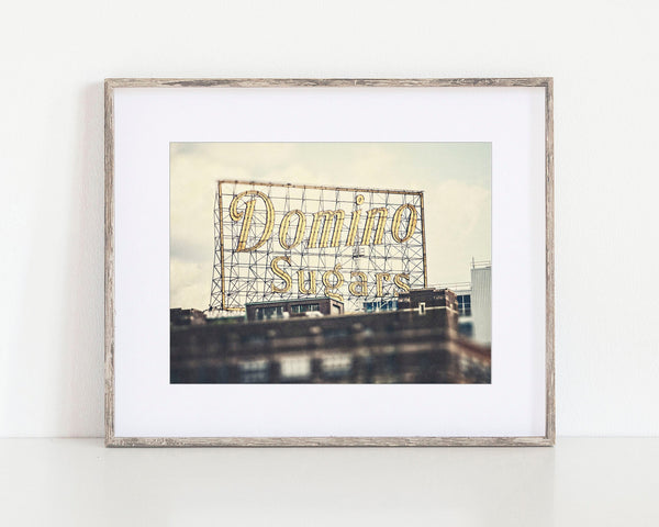 Industrial Kitchen Decor Vintage Domino Sugar Sign from Baltimore Maryland