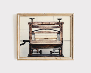 Lisa Russo Fine Art Laundry Room Decor Laundry Vintage Wringer Washer