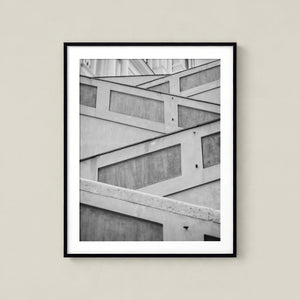 Menton France Staircase Abstract Architecture Photography Print