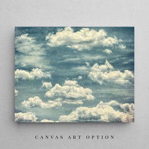 Lisa Russo Fine Art Nature Photography Blue Sky Clouds Print | Abstract Nature Photography Wall Art