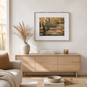 Lisa Russo Fine Art Nature Photography Fall Foliage Fence Print | Pennsylvania Autumn Landscape Wall Art