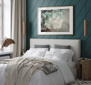 Lisa Russo Fine Art Nature Photography French Country Hydrangea in Aqua Pastels