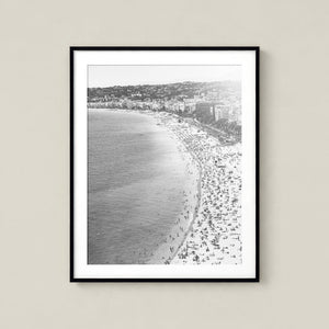 Lisa Russo Fine Art Nice France Beach Print | French Riviera Coastal Wall Art