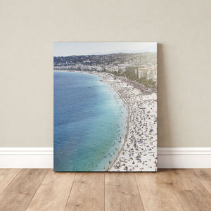 Lisa Russo Fine Art Nice France Beach Print | French Riviera Coastal Wall Art