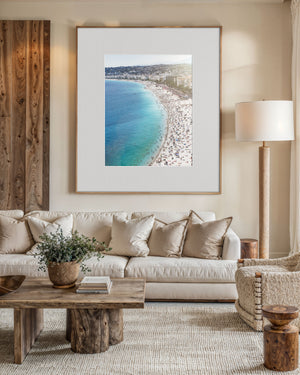 Lisa Russo Fine Art Nice France Beach Print | French Riviera Coastal Wall Art