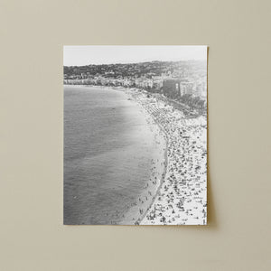 Lisa Russo Fine Art Nice France Beach Print | French Riviera Coastal Wall Art