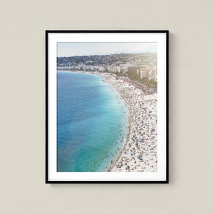 Lisa Russo Fine Art Nice France Beach Print | French Riviera Coastal Wall Art