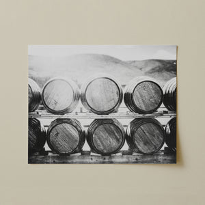 Lisa Russo Fine Art Rustic Home Decor Dalwhinnie Distillery Whisky Barrel Print | Scotland Highland Wall Art