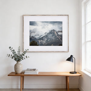 Lisa Russo Fine Art Travel Photography Austrian Alps Landscape Print - Mountain Wall Art