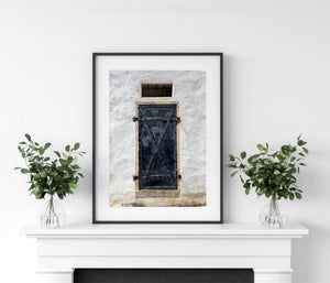 Lisa Russo Fine Art Travel Photography Austrian Travel Decor - Rustic Salzburg Fortress Door Print