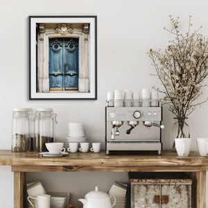 Lisa Russo Fine Art Travel Photography Blue Paris Door - France Photography - Vintage Parisian Elegance