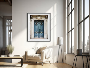 Lisa Russo Fine Art Travel Photography Blue Paris Door - France Photography - Vintage Parisian Elegance