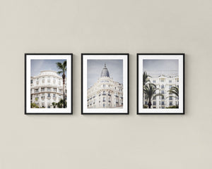 Lisa Russo Fine Art Travel Photography Cannes France Print Set of 3 | French Riviera Wall Art