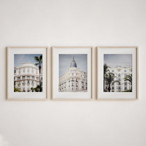 Lisa Russo Fine Art Travel Photography Cannes France Print Set of 3 | French Riviera Wall Art