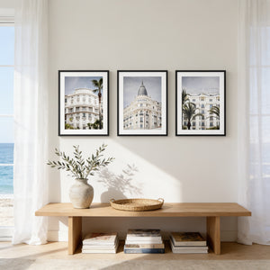 Lisa Russo Fine Art Travel Photography Cannes France Print Set of 3 | French Riviera Wall Art