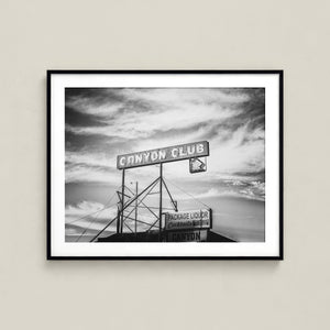 Lisa Russo Fine Art Travel Photography Canyon Club Route 66 Sign Print | Williams Arizona Vintage Wall Art