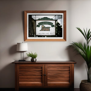 Lisa Russo Fine Art Travel Photography Carney's Ballston Lake New York Sign Print | Vintage Train Americana Wall Art