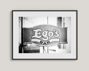Lisa Russo Fine Art Travel Photography Ego's Bar Austin Texas Vintage Sign