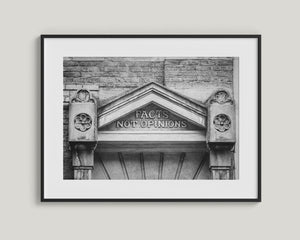 Lisa Russo Fine Art Travel Photography Facts Not Opinions London Print - Office, Law, or Library Decor