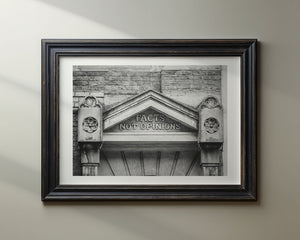 Lisa Russo Fine Art Travel Photography Facts Not Opinions London Print - Office, Law, or Library Decor