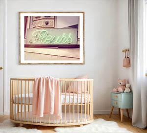 Lisa Russo Fine Art Travel Photography Fleurs - Paris France Flower Shop Sign