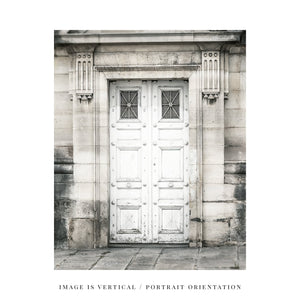 Lisa Russo Fine Art Travel Photography France | Paris | Vintage White Door over the Seine