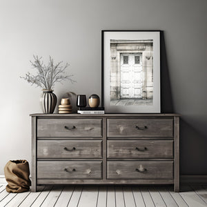 Lisa Russo Fine Art Travel Photography France | Paris | Vintage White Door over the Seine