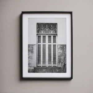 Lisa Russo Fine Art Travel Photography French Architecture - Vintage Nice France Window Photography