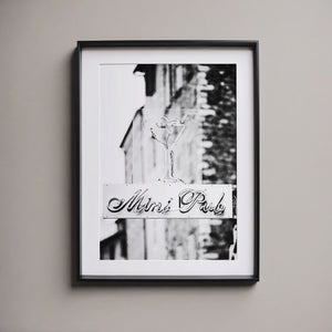 Lisa Russo Fine Art Travel Photography French Mini Pub - French Sign Print for Home Bar Decor