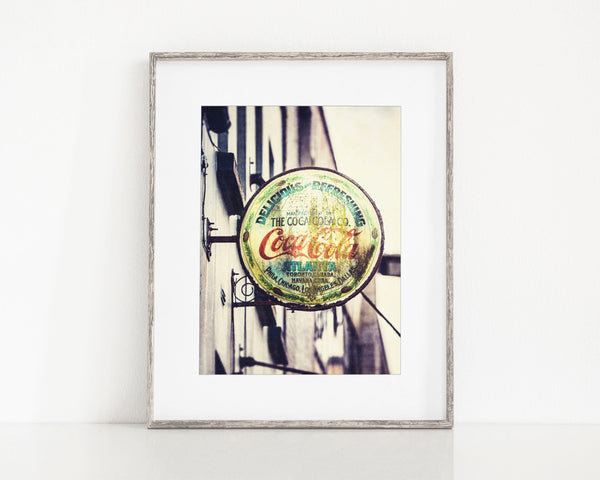 Ireland | Retro Coca-Cola Street Sign Photography