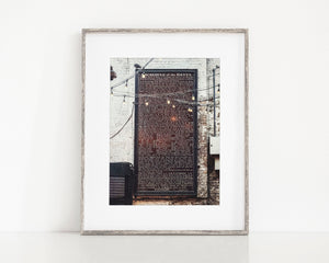 London Vintage Rent Schedule Kitchen Wall Decor - Borough Market