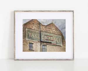 London Ghost Sign Print - Historic City Landmark Wall Art