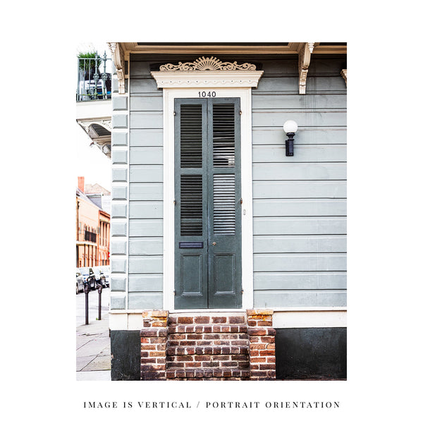 Lisa Russo Fine Art Travel Photography New Orleans | Blue Ornate Door