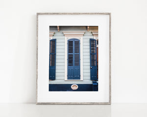 Lisa Russo Fine Art Travel Photography New Orleans | Blue Window
