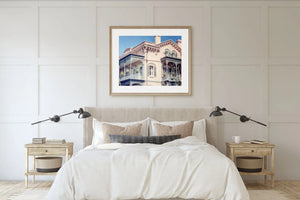 Lisa Russo Fine Art Travel Photography New Orleans French Quarter Print - Pink Corner House