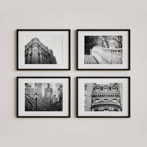 New York City Art Prints Set - Sights of the City - Set of 4