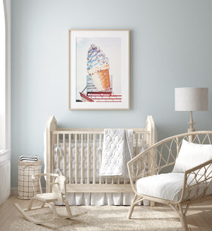 Lisa Russo Fine Art Travel Photography New York | Lake George | Retro Soft Serve Ice Cream Sign