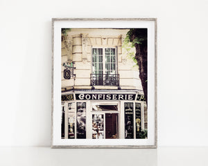 Lisa Russo Fine Art Travel Photography Paris Bakery and Candy Store Print - French Country Kitchen Decor - Montmartre