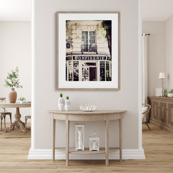 Lisa Russo Fine Art Travel Photography Paris Bakery and Candy Store Print - French Country Kitchen Decor - Montmartre