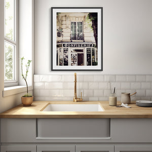 Lisa Russo Fine Art Travel Photography Paris Bakery and Candy Store Print - French Country Kitchen Decor - Montmartre