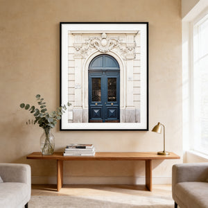 Lisa Russo Fine Art Travel Photography Paris Blue Door Photography Print – French Architecture Wall Art