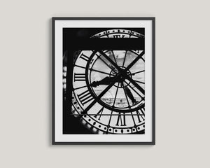 Lisa Russo Fine Art Travel Photography Paris Photography - Musee d'Orsay Clock and Roue de Paris
