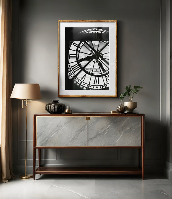 Lisa Russo Fine Art Travel Photography Paris Photography - Musee d'Orsay Clock and Roue de Paris