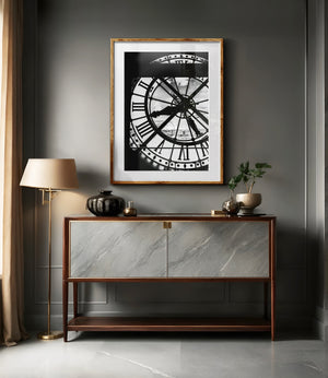 Lisa Russo Fine Art Travel Photography Paris Photography - Musee d'Orsay Clock and Roue de Paris