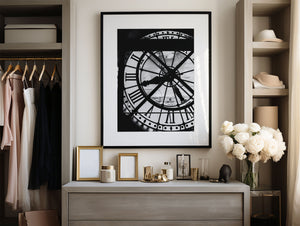 Lisa Russo Fine Art Travel Photography Paris Photography - Musee d'Orsay Clock and Roue de Paris