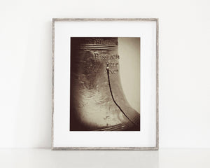 Philadelphia Liberty Bell Art Print - Gift for History Buffs