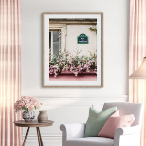 Lisa Russo Fine Art Travel Photography Pink Paris Photography - Rue des Abbesses Montmartre