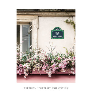 Lisa Russo Fine Art Travel Photography Pink Paris Photography - Rue des Abbesses Montmartre