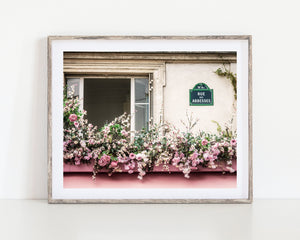 Lisa Russo Fine Art Travel Photography Pink Paris Photography - Rue des Abbesses Montmartre