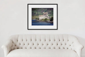 Lisa Russo Fine Art Travel Photography Scotland Landscape Print - Eilean Donan Castle on Loch Duich